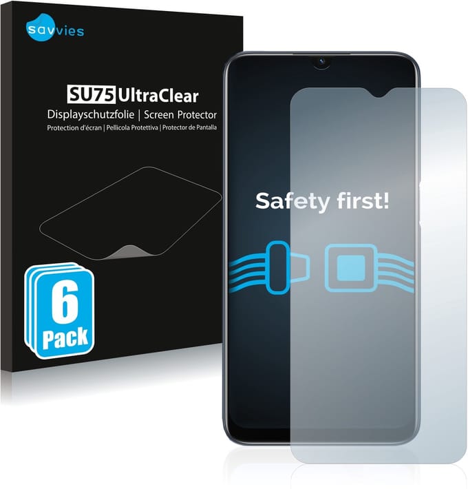 Savvies - Screenprotector voor Oppo A54s - Folie Beschermfolie transparant 6 Stuks
