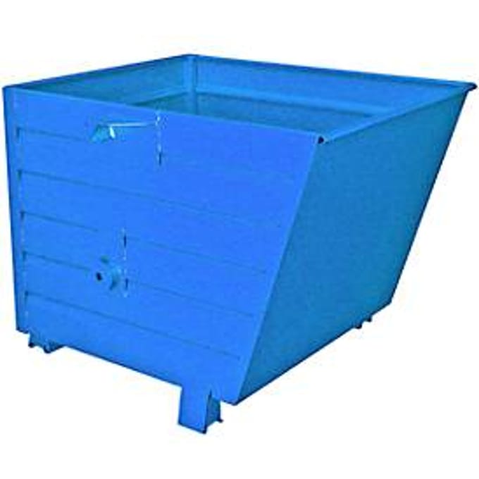 Stapelbare kiepbak BSK 90, blauw