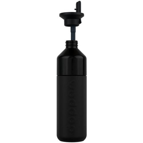 Dopper Insulated Thermosfles - Blazing Black x Flip Straw - 580 ml