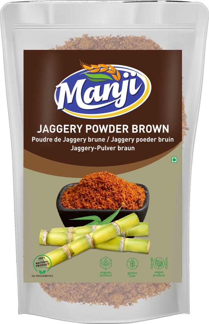 Manji - Jaggery Poeder Bruin - 500 g x 3
