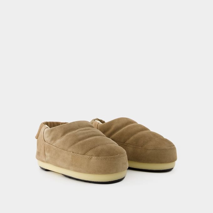 Moon Boot Band Suede Klompen Beige EU 39-40 Vrouw