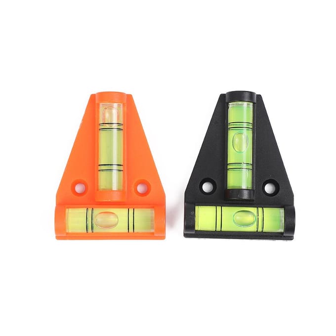 Mini T-type waterpas meetinstrument Driehoekig waterpas T-type waterpas Bubbelschelp Kunststof meetgereedschap