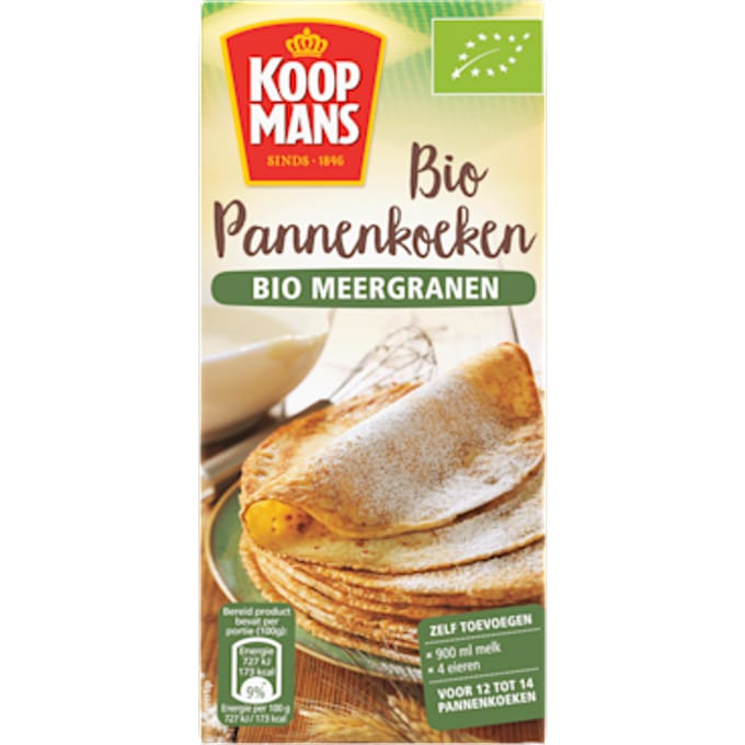 Pannenkoekenmix bio meergranen