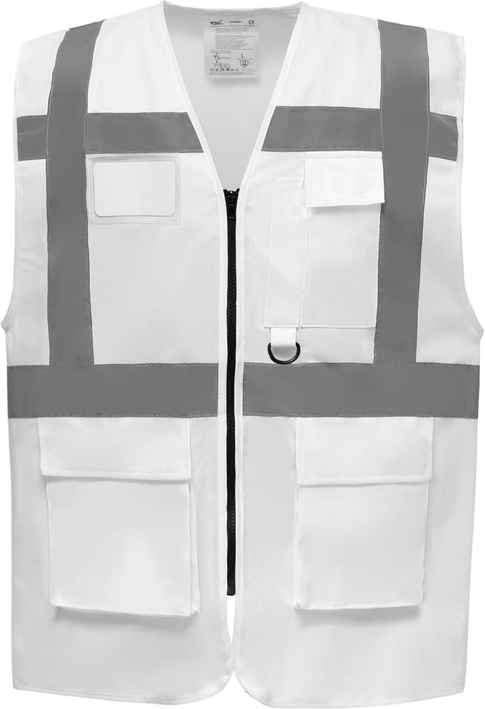 Yoko Signalisatie multifunctioneel executive vest YHVW801 - White - S
