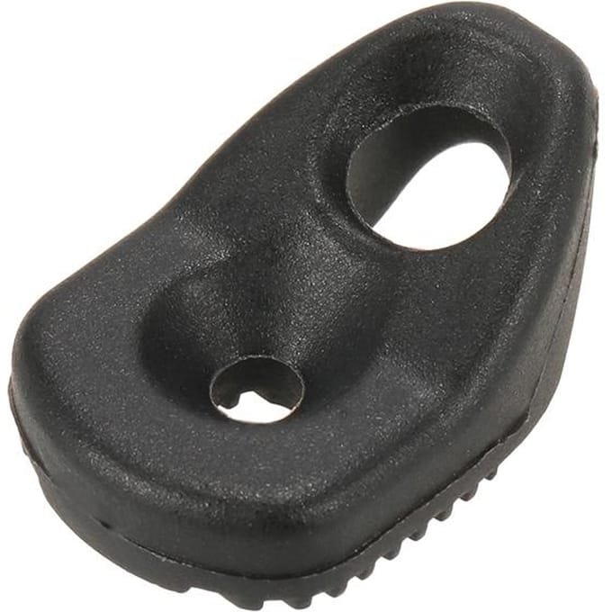 6x Zwarte Kajak D-ring Enkel Oog Tie-down Lus Dekbeslag Rigging black