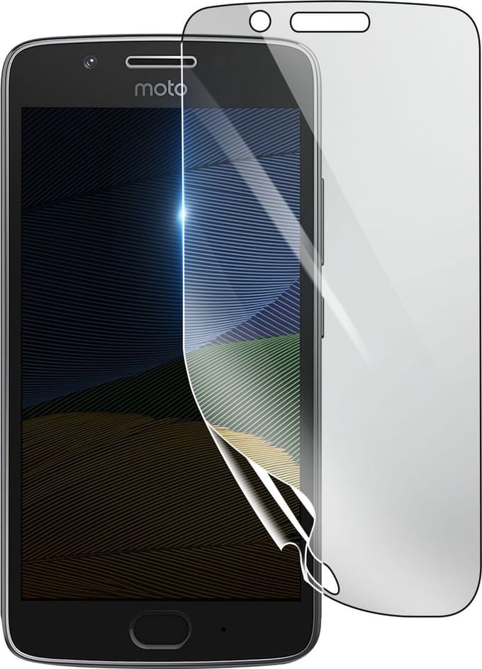 3mk, Geschikt voor Motorola Moto G5 Plus, Schokbestendige Hydrogel Screenprotector, Transparant