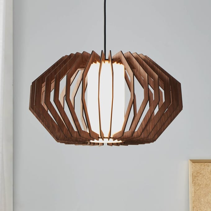 EGLO Rusticaria Hanglamp - E27 - Ø 45 cm - Zwart|Bruin|Wit
