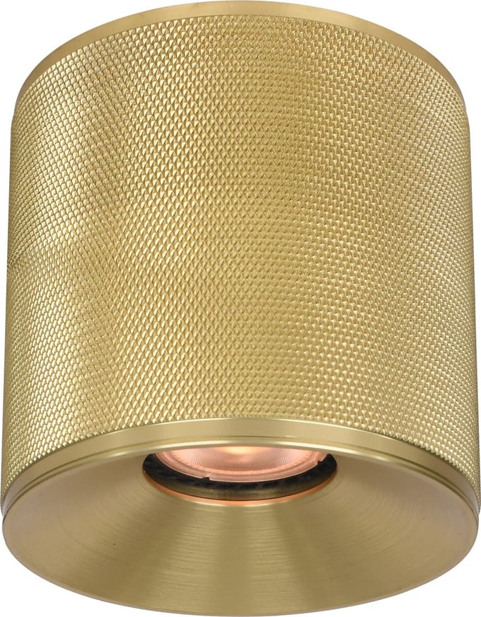 Artdelight - Plafondlamp Costa Ø 10,5 cm GU10 mat goud