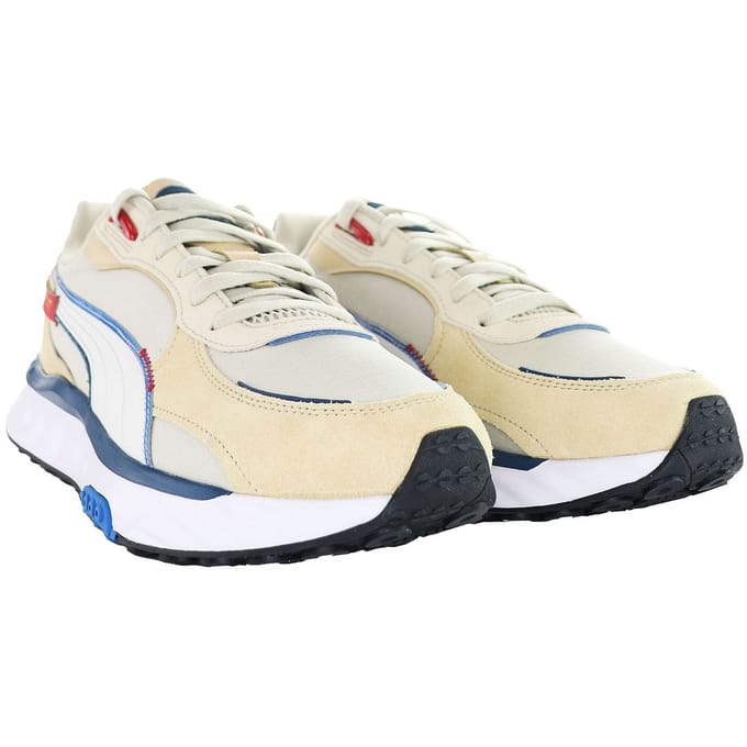 Puma Wild Rider Verplaatst Heren Beige Trainers
