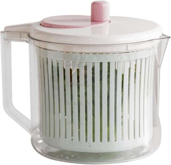 Slacentrifuge - Groentewasmachine - Salade Drogen - Efficiënte Waterafvoer - 235 x 195 cm - Wit