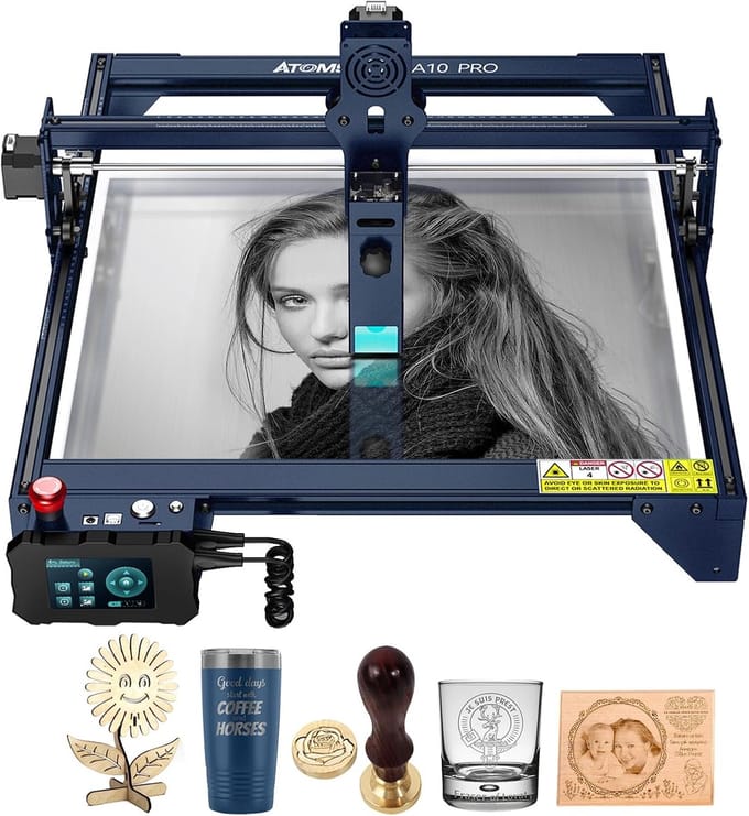 ATOMSTACK A10 Pro Laser Graveermachine - 50W - 410x400mm - Lasergraveerder - Hout Acryl Laser Snijmachine - Laser Cutter