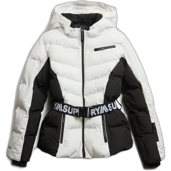 Superdry Luxe Belted Padded Skijas Dames - Maat 8