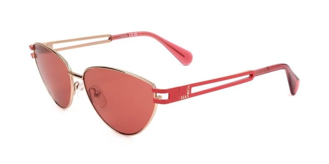 Max&co Mo0089 Dames Zonnebril Rood Vrouw