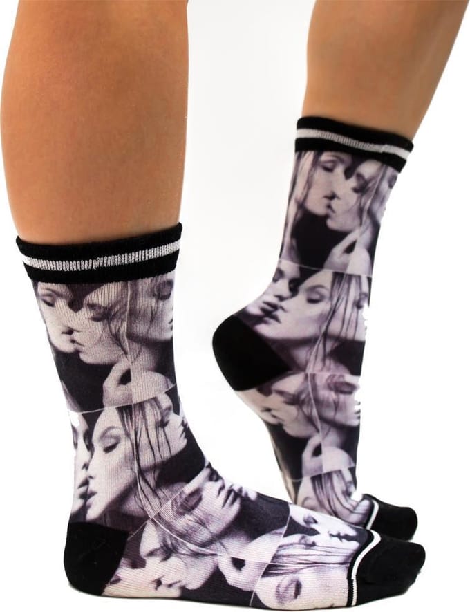 Sock My Kiss - Damessok – Katoen – geprinte sok 36/38