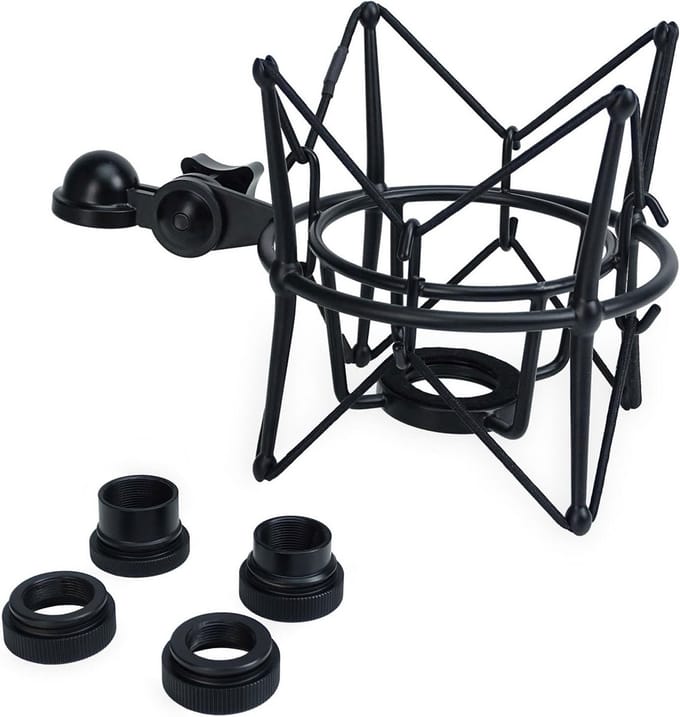 Professionele Microfoon Spin met Elastische Ophanging voor Studio Opnames