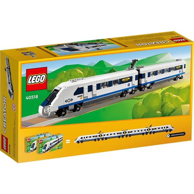 LEGO Creator High-Speed Train 40518, Bouwpakket, 7 jaar, Kunststof, 284 stuk(s), 359 g