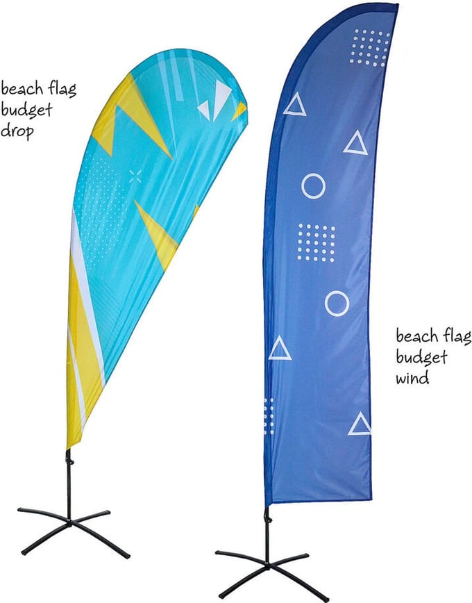 Beach Flag Budget Wind en Drop Medium - Syna BFB-M