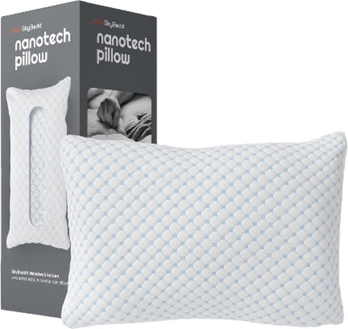 Nanotech Kussen/Hoofdkussen - Ergonomisch Hoofdkussen -Memory Foam Met Nanotechnologie