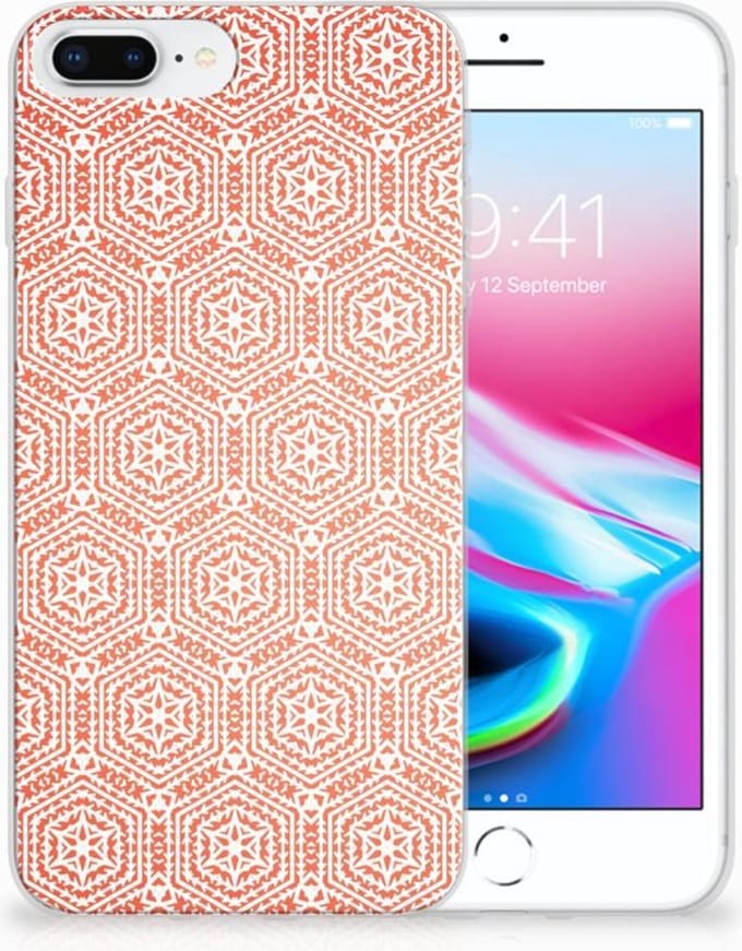 Apple iPhone 7 Plus | 8 Plus TPU bumper Pattern Orange