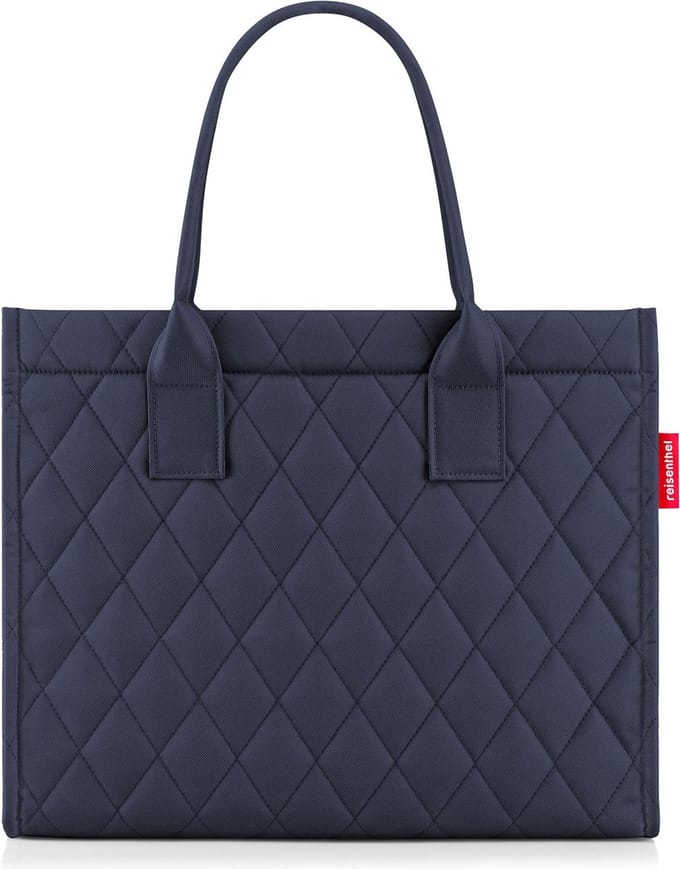 Reisenthel Daily Shopper - Schoudertas - 14L - Rhombus Midnight Gold Blauw