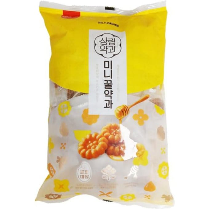 Biscuits traditionnels coréens au miel SPC SAMLIP, thé sucré Yakgwa (6 options) #500g yellow