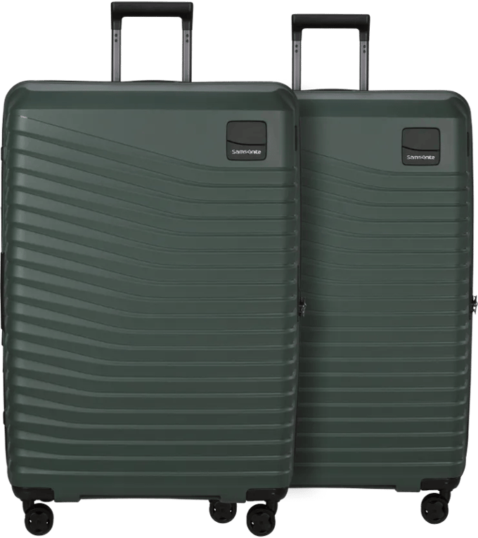 Samsonite Intuo Expandable Spinner 81cm Duo Pack Olive Green