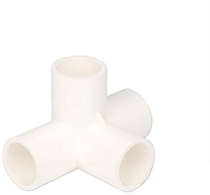 10 Stuks 4 Manier PVC Fitting voor Zware Kas Frame en Meubels