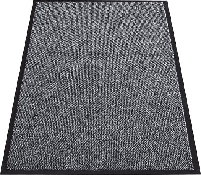 Schoonloopmat - Droogloopmat voor Binnen - Deurmat - 60 x 40 - antraciet Grijs - Anti slip