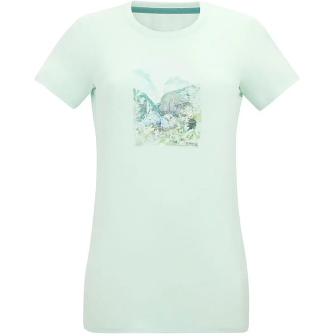Dames Fingal Stretch T-shirt met korte mouwen en grafische print