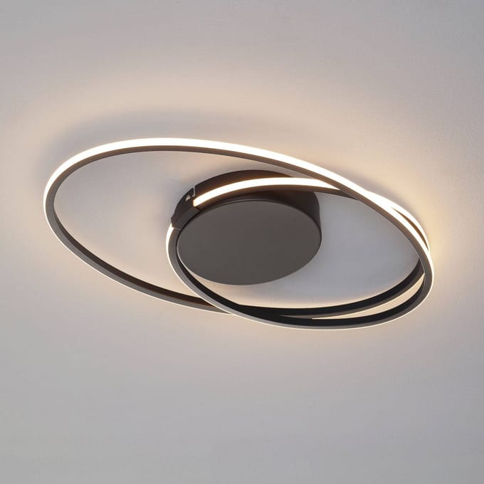 Freelight LED plafondlamp Ophelia, zwart