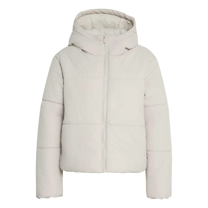 Adidas Essentials Highloft Insulated Puffer Jassen Dames - Beige - Maat L (42-44) - Poly Mesh
