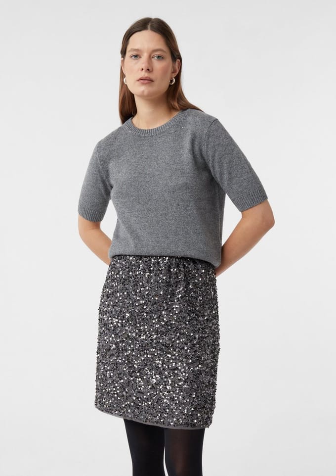 Sequinrok voor dames COMMA