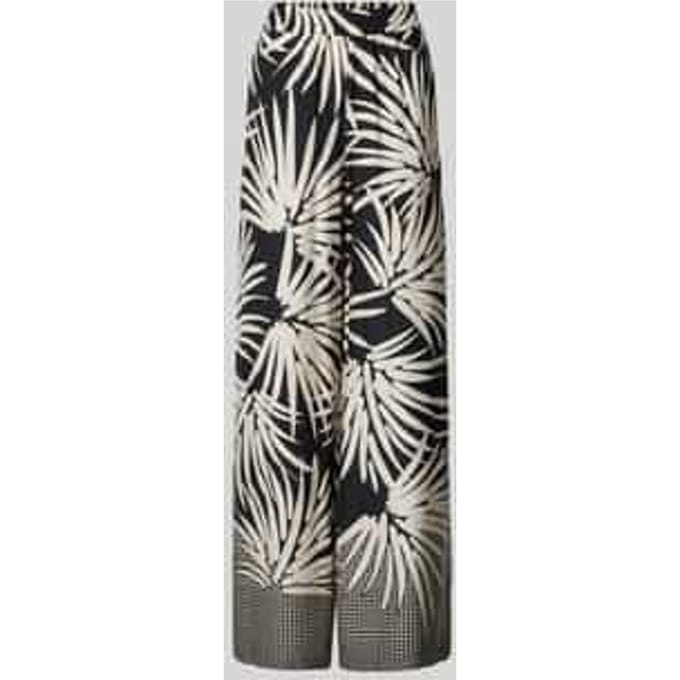 Stoffen broek van viscose met elastische band