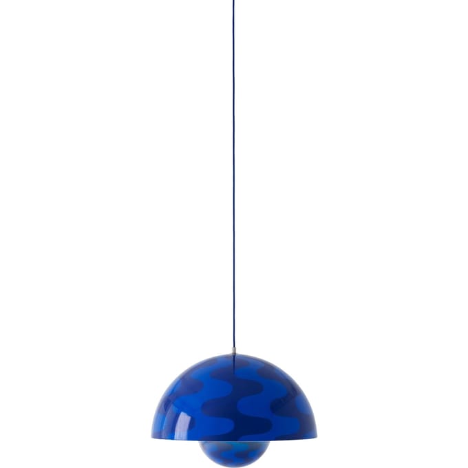 &Tradition Flowerpot VP2 Hanglamp Kobaltblauw/Twilightblauw Patroon