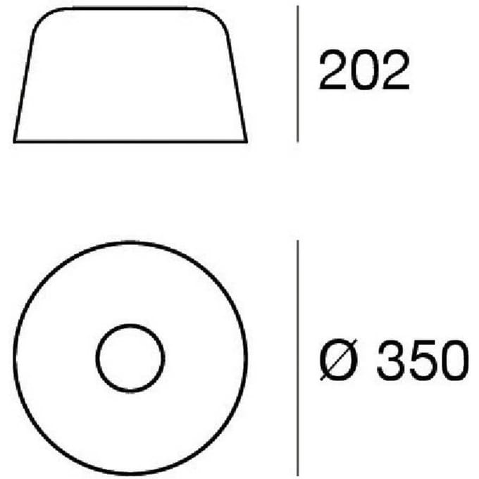 Linea Light LED plafondlamp Delfi_S, wit, Ø 35 cm, metaal