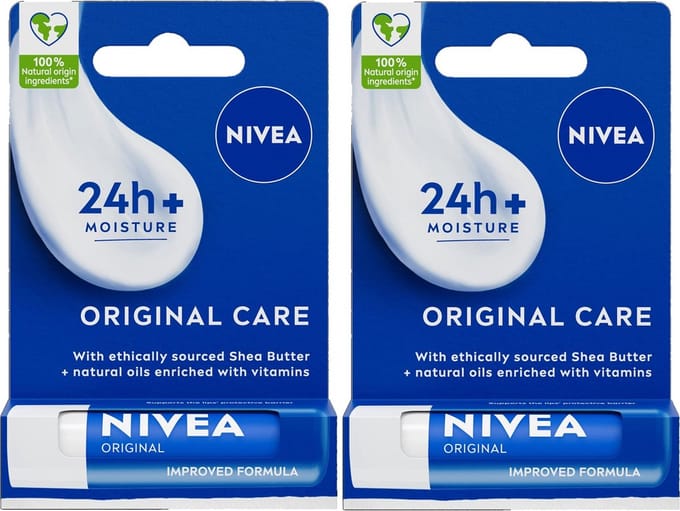 Nivea Original Care - Lipverzorging - Lippenbalsem - 2 x 5ml