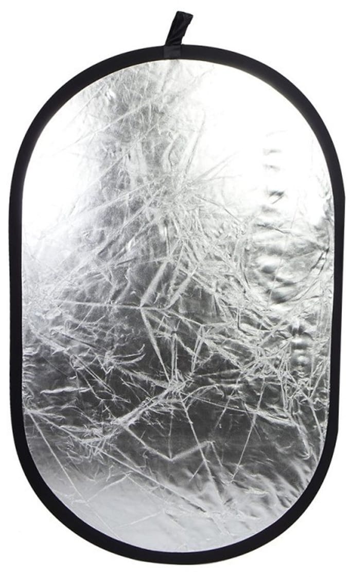 Starblitz 2-in-1 Ovaal Reflectiescherm Goud / Zilver 71 x 112 cm