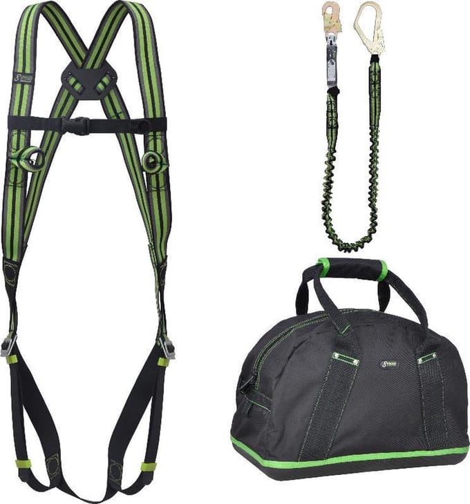 Kratos valbeveiligingset Basic met elastische lijn