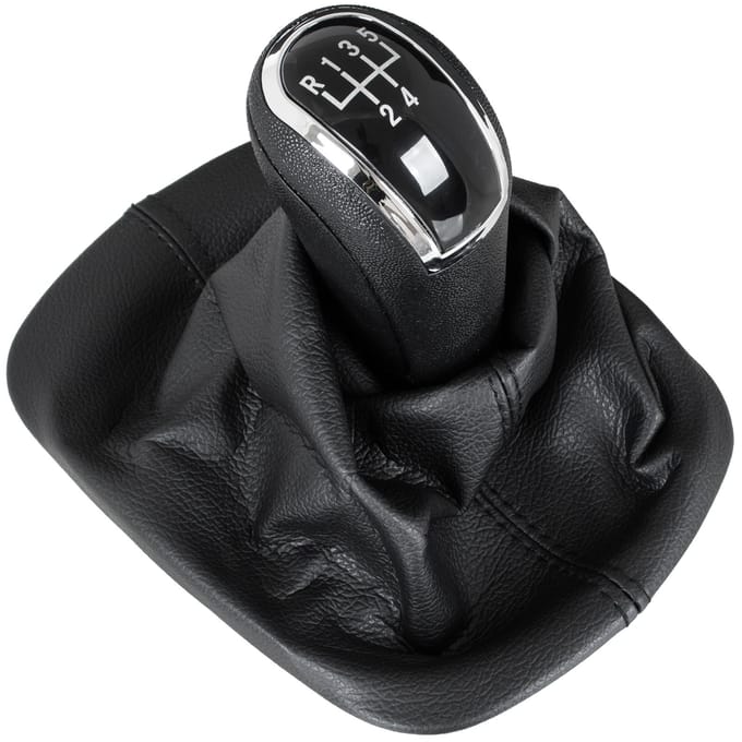 MODECAR - Schakelknop voor Skoda Fabia I - Zwart - 1999-2008 - 5 Versnellingen