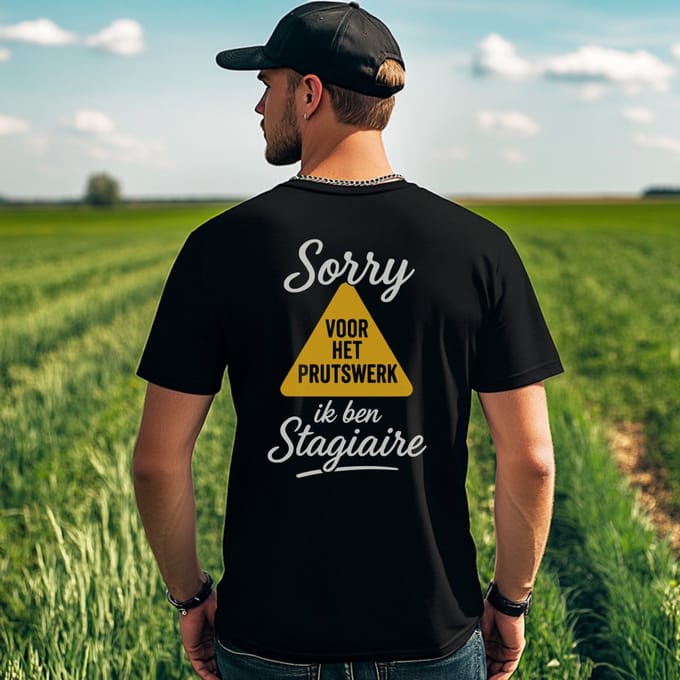 AGRIFANS® Ik ben Stagiaire - Heren T-shirt - M