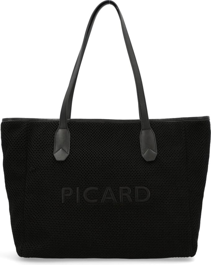 PICARD Schoudertas Knitwork Shopper Black Zwart