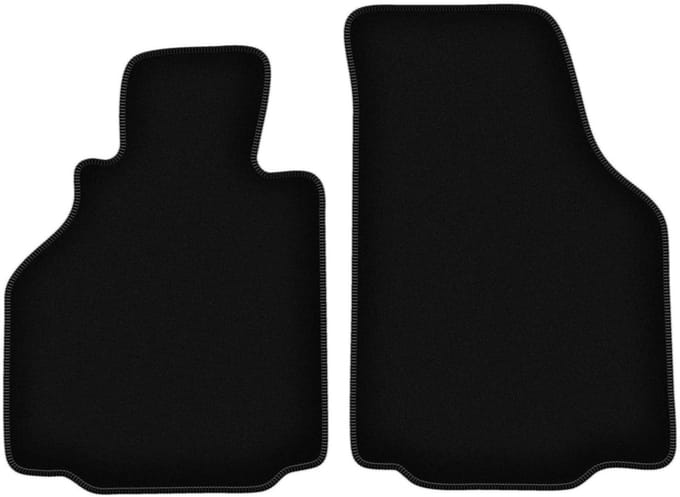 BASIC zwarte veloursmatten voor: Porsche Boxster (type 986) coupé, cabrio (1997-2004)