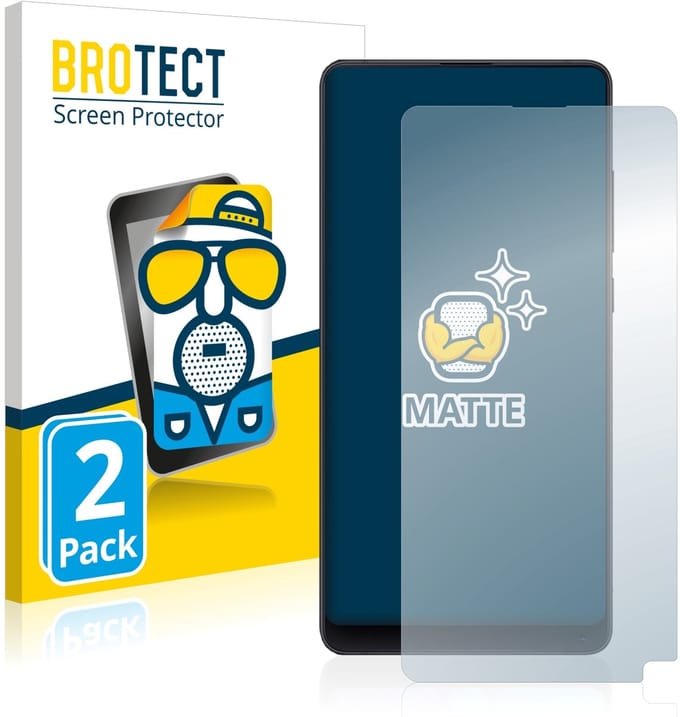 BROTECT - Screenprotector voor Xiaomi Mi Mix 2S - Folie Beschermfolie matte 2 Stuks