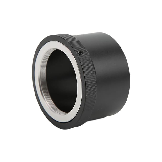 Aluminiumlegering T2‑FX Adapterring voor T2 Mount Lens naar voor Fuji FX Mount Camera Adapterring black