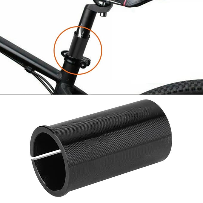 Aluminiumlegering Fiets Racefiets Zadelpen Buis Adapter 27.2mm naar 31.6mm gray