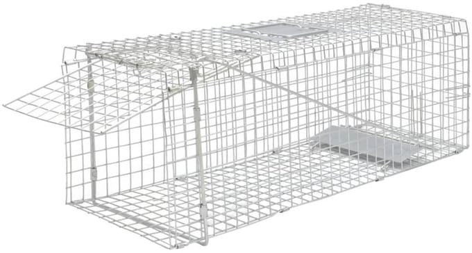vidaXL Diervriendelijke val gegalvaniseerd 80 cm