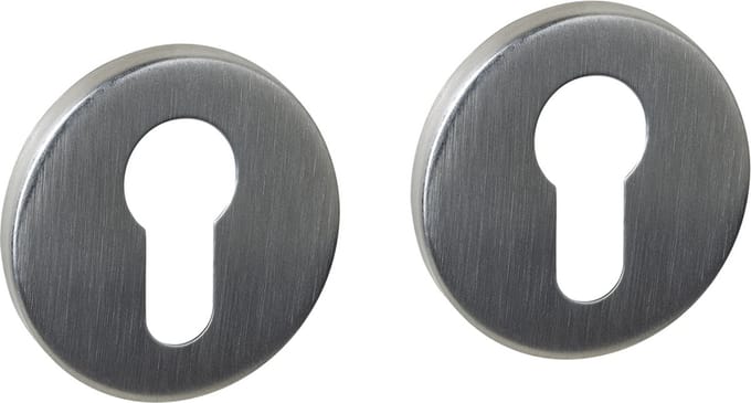 Intersteel Cilinderrozetten verdekt ø52x6mm rvs