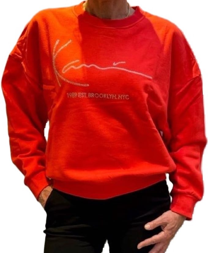 Karl Kani | Signature crew red | Sweater | Dames | S
