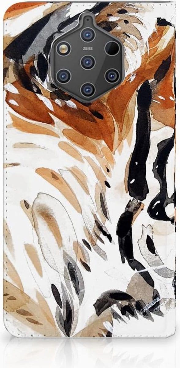 Bookcase Nokia 9 PureView Watercolor Tiger