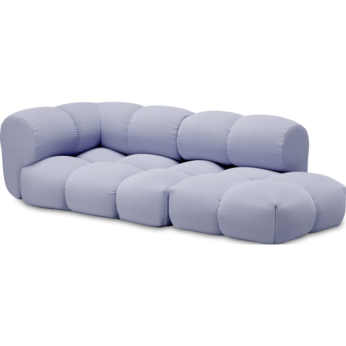 Objekte unserer Tage Sander sofa Design 05 links (3-zits) - Vidar 0723 lila blauw
